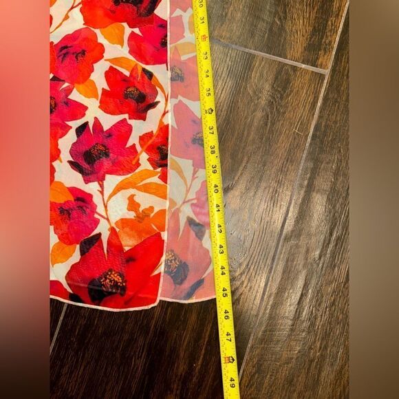 SLA The label floral bikini cover up wrap tie maxi skirt - Picture 4 of 8